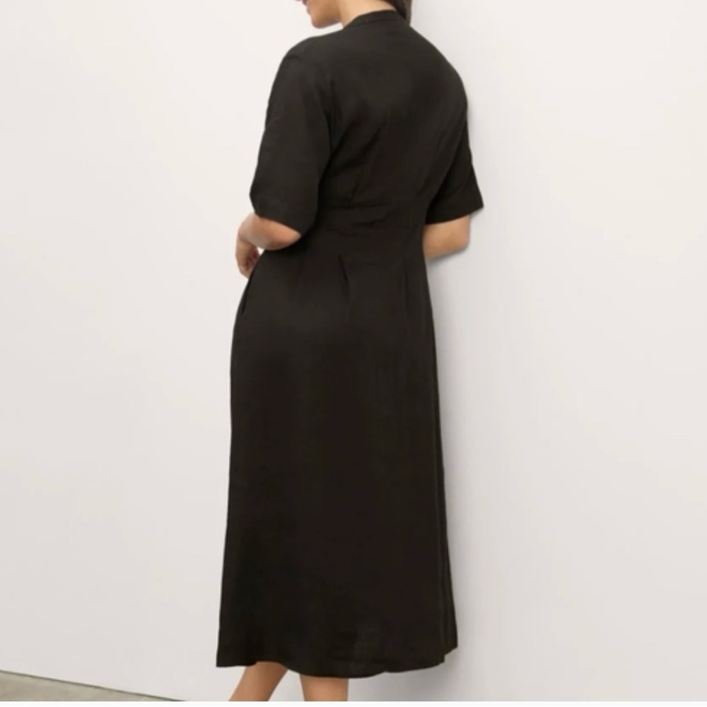 Everlane Classic Black Midi Dress - Picture 2 of 13